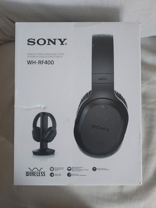 Sony Wireless Headphone (Open Box) Never Used