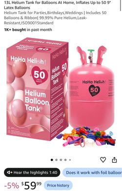 13L Helium Tank