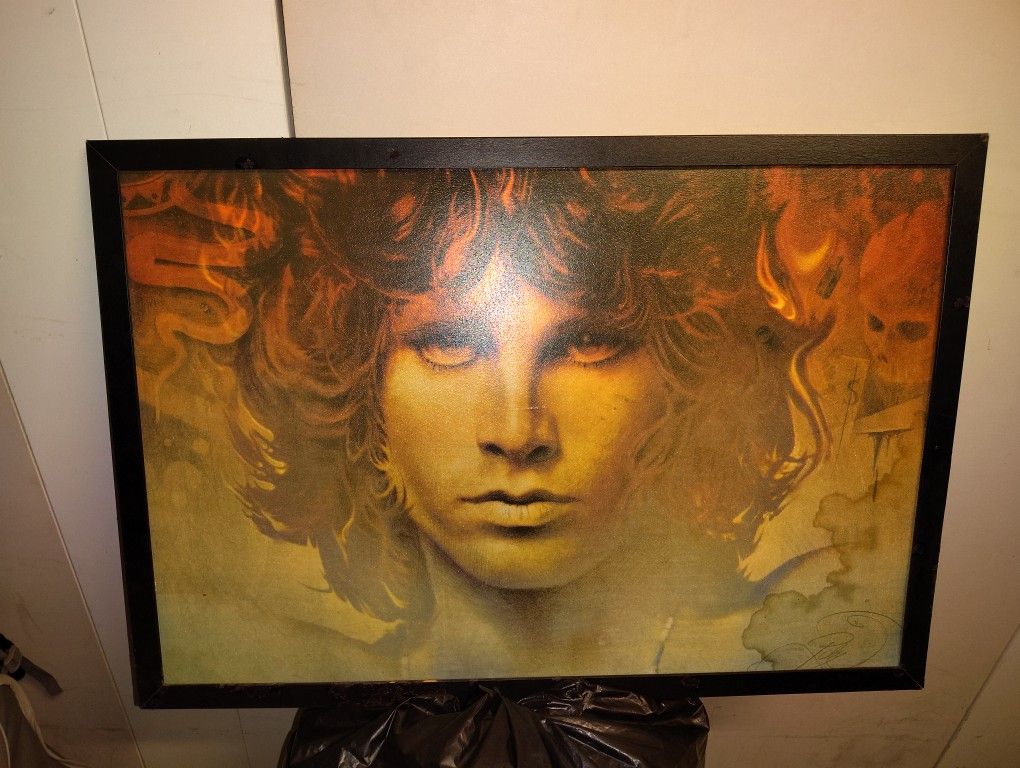 Jim Morrison Painting ( On Wood)
