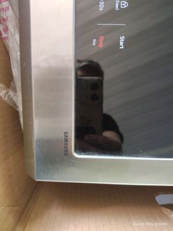 Samsung above stove microwave