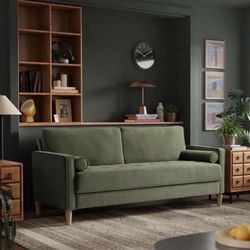 Brand new Mercury Row Garren 75.6 Tufted Sofa GREEN