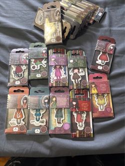Lot of 20 Santoro Gorjuss Collectable Mini Rubber Stamps – New in Box