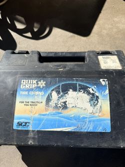 SCC Quick Grip Tire Chains, QG2221, only used once for about 5 miles.