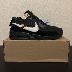 Off-White x Nike Air Max 90 'Black'
