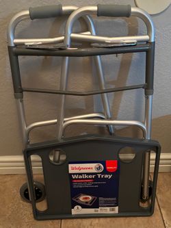Walker with tray
