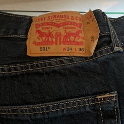 Men’s Levi’s 501 Size 34x36
