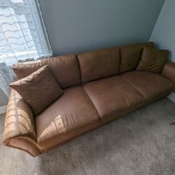 Sofa Faux Leather (Brown)