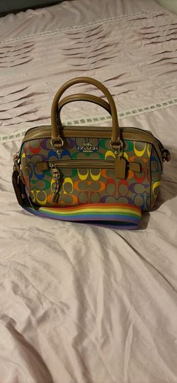 Coach bag rainbow