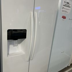 36” White Sidexside Refrigerator