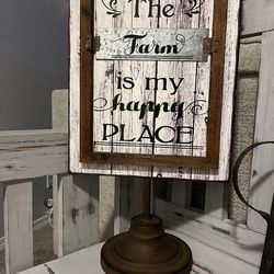 Farmhouse sign
