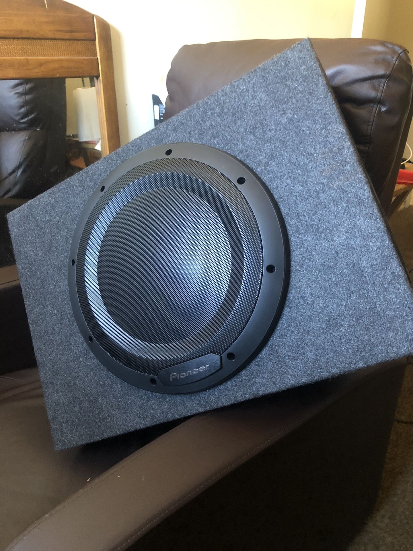 Pioneer - 12" Single-Voice-Coil Loaded Subwoofer 