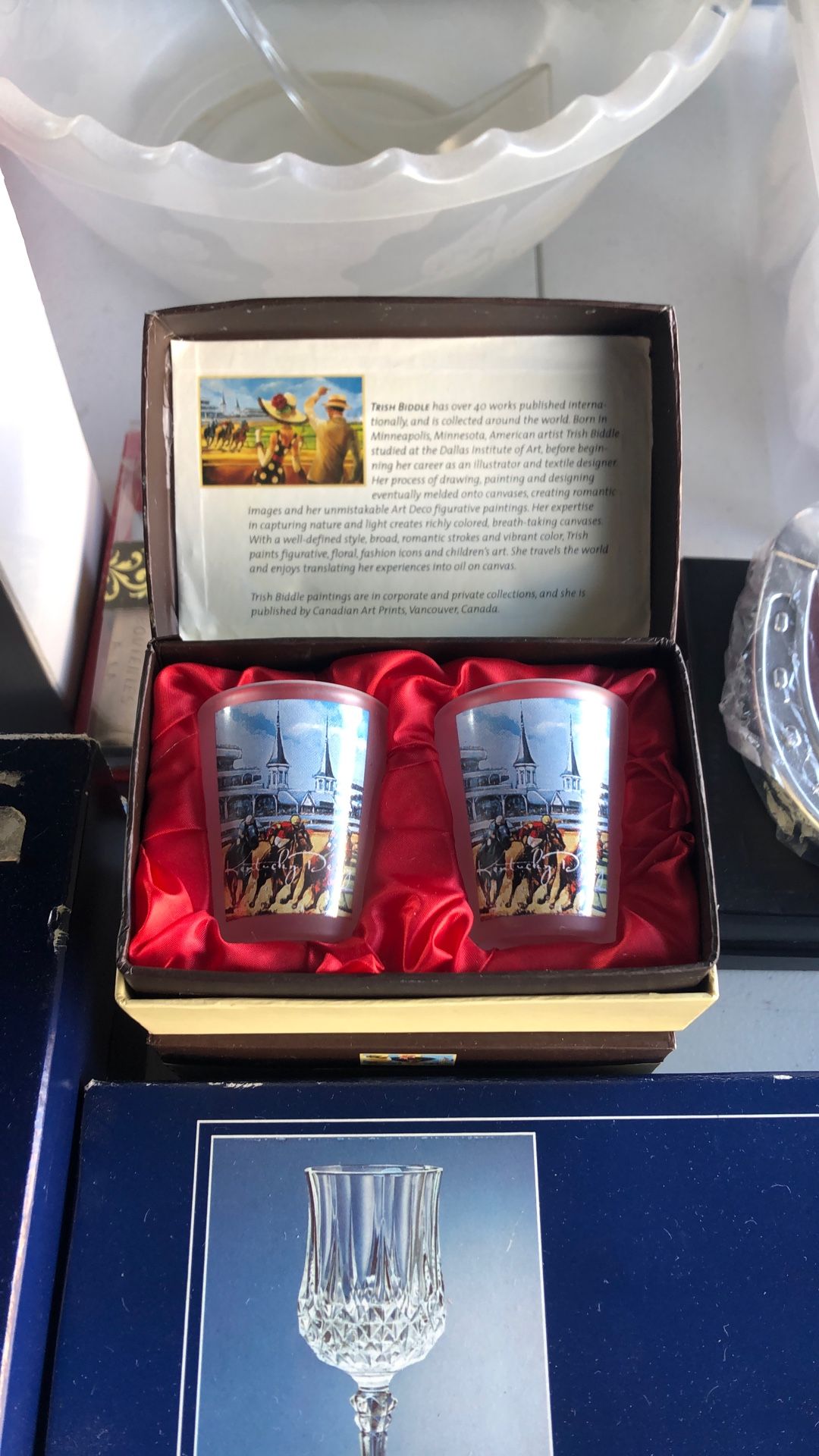 KY Derby Shot Glasses In Commemorative Boxes $5/box