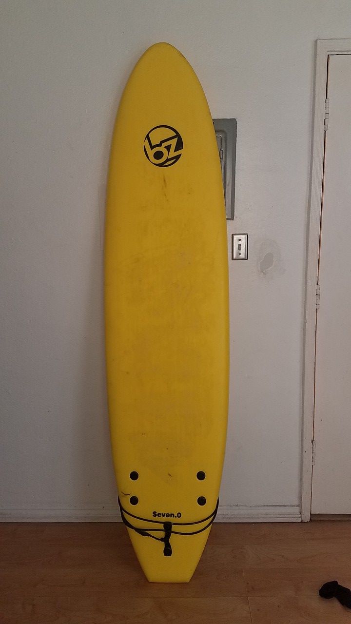 BZ soft surfboard 7 ft