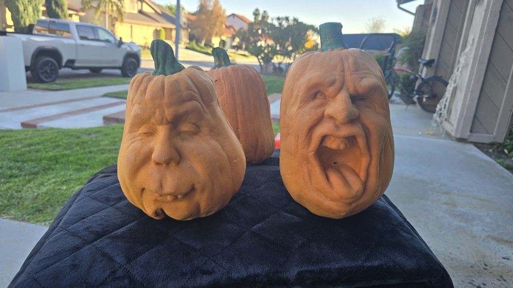 Vintage Pumpkin Heads