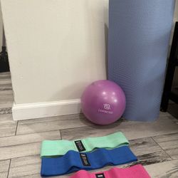 🧘‍♀️ Set Básico para Yoga / Estiramiento – ¡COMO NUEVO! 🩷