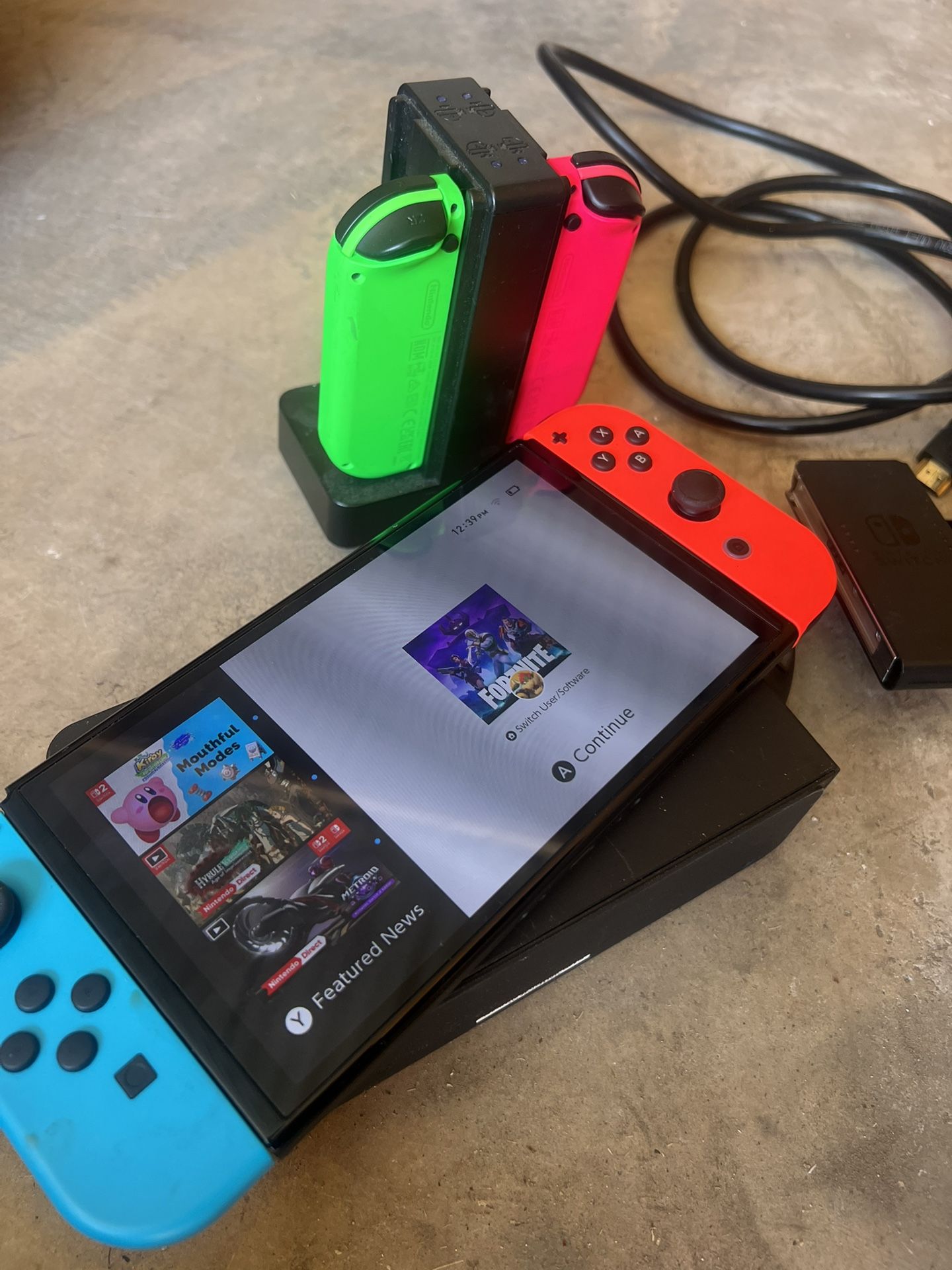 Nintendo Switch + Games Bundle – Great Condition
