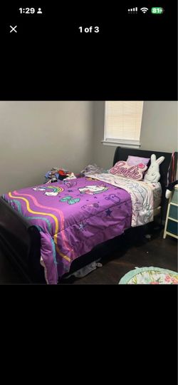 Twin Sleigh Bed Frame