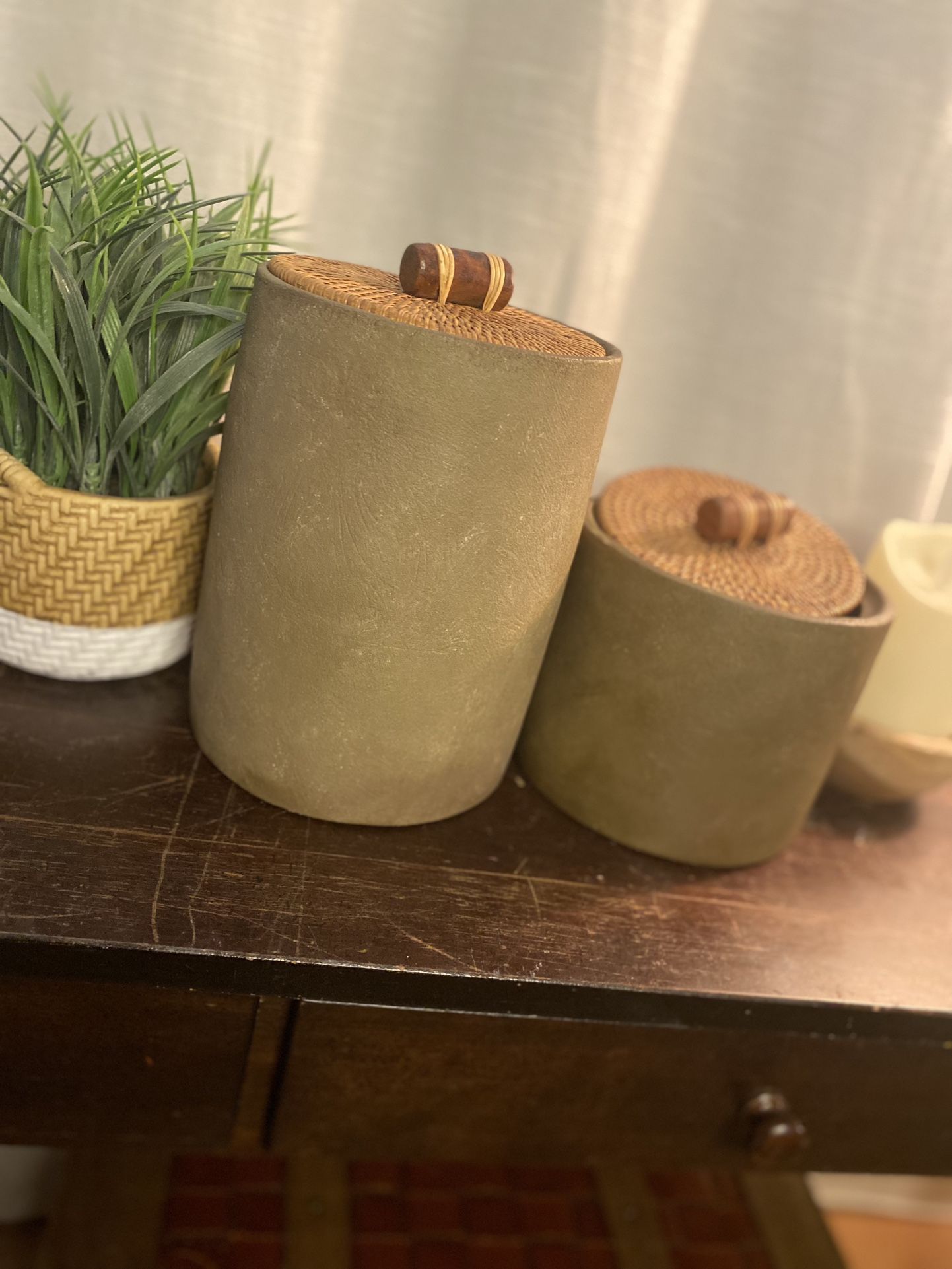 Hand Painted Spice Containers 