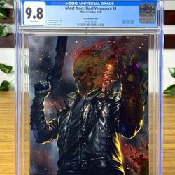 Ghost Rider Final Vengeance #1 (2024) CGC 9.8 Lucio Parrilo Foil Cover