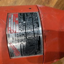 Milwaukee 7” / 9” Sander/Grinder 