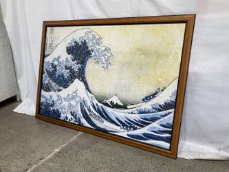 “The Great Wave Off Kanagawa” Framed Art Print