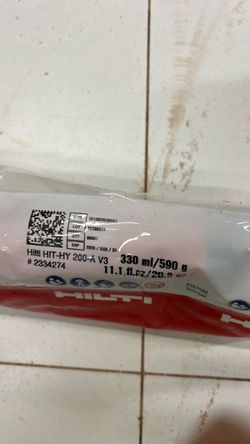 HILTI epoxy