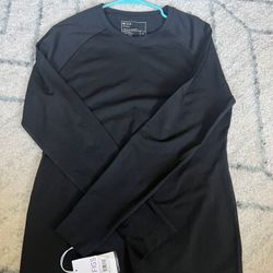 FIGS NWT Black Salta Seamless - Longsleeve Underscrub - Size XL PO5805