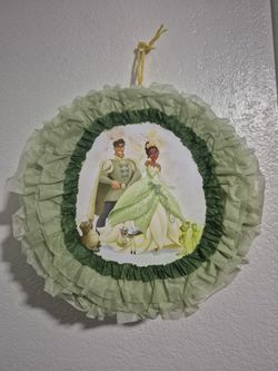 Princess and the frog themed pinata