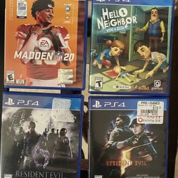 Ps4 Games  $10 Each