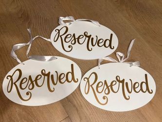 3 Reserved Signs