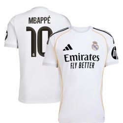 Kylian Mbappé #10 Real Madrid White 2025-2026 Jerseys