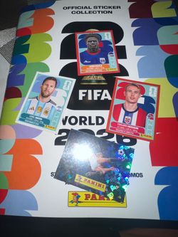 FIFA World Cup Stickers Messi,00,Red parallel stickers
