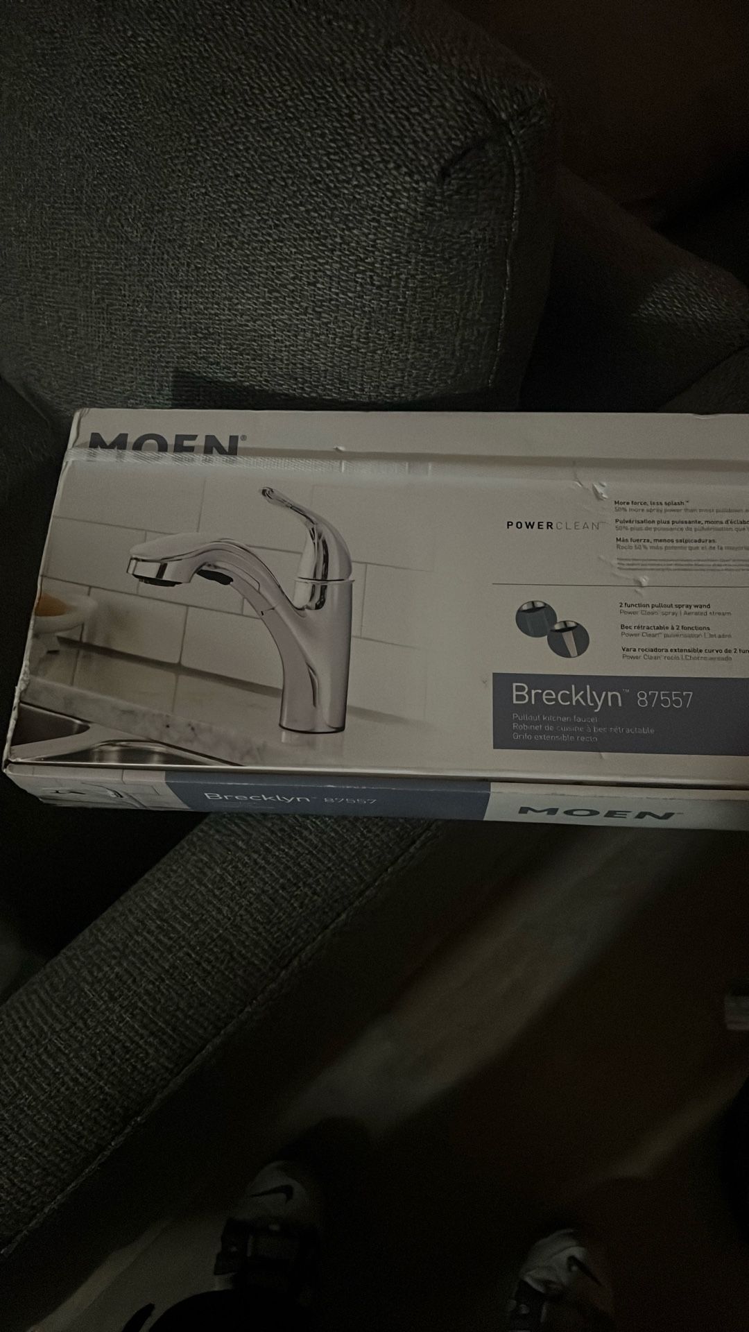 Moen Brecklyn 87557 Stainless Steel Resist Faucet