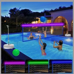 MKELTBE Pool Volleyball Net Set