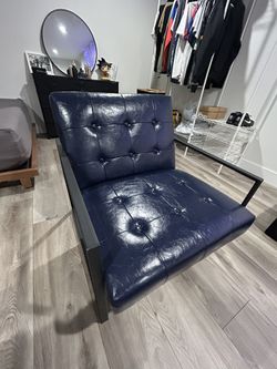 Billings Faux Leather Armchair