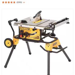 Dewalt Table Saw with Mobile Stand
