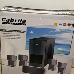 Cabrilla technology 5.1 home theater system surround sound. Elite series