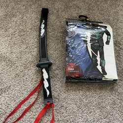 Ninja Costume and Katana