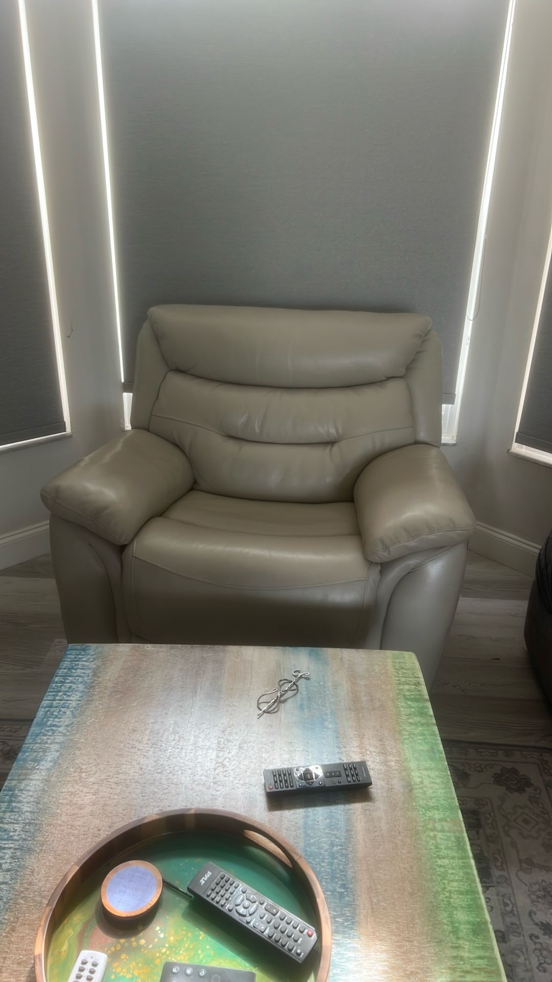 Leather Rocker Recliner