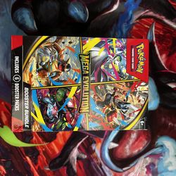 Pokémon Mega Evolution Booster Bundle 6x Pack TCG w/ Mega Lucario, Gardevoir