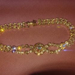 Aurora Borealis  Rhinestone Bracelet (SP)