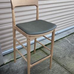West Elm Oak Barstools New