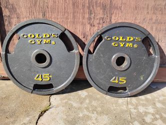 Gold's Gym Plates Weights