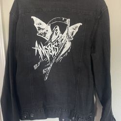 GUESS GRIM REAPER JEAN JACKET