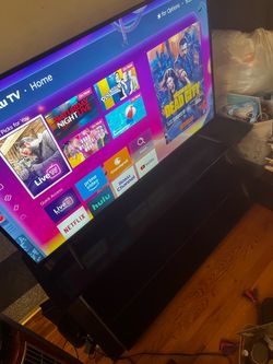 TCL 55S431 55-Inch 4K Smart Roku TV plus Entertainment Center Shelves