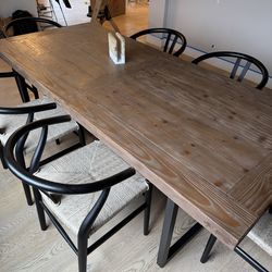 Wooden extendable west elm table