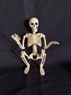 Poseable Plastic Skeleton Halloween Decoration Toy