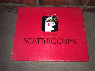 Scattergories Game-Check out other games I'm selling!!