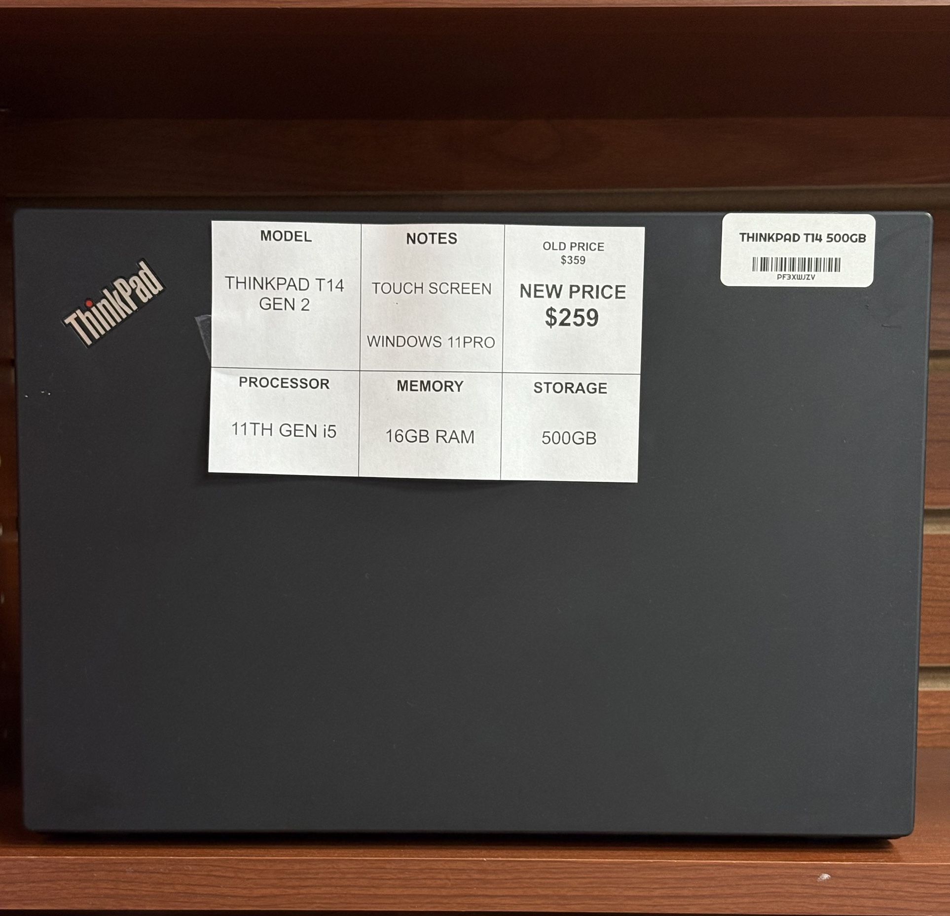 On Sale THINKPAD T14 16GB