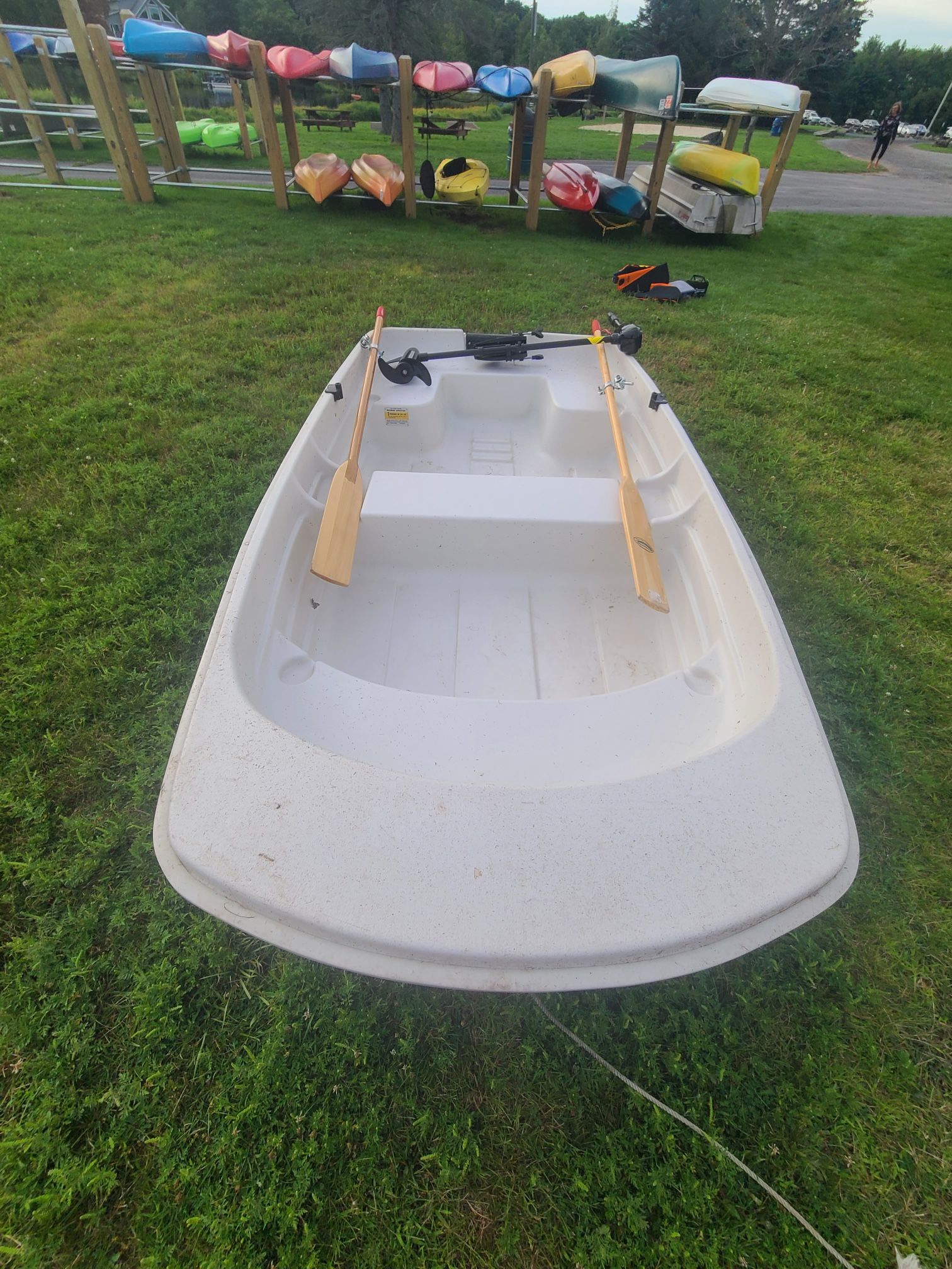 Boat With Trolling Motor